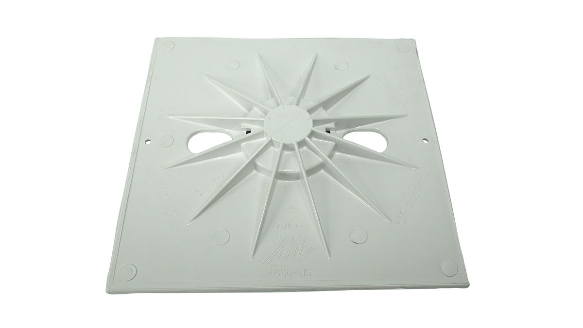 Waterway Square Lid White Vl & Fg Skimmer - 519-9500