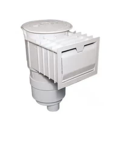 Waterway Ig Skimmer with Round Beige Lid 2"S White Renegade - 540-6410-9B