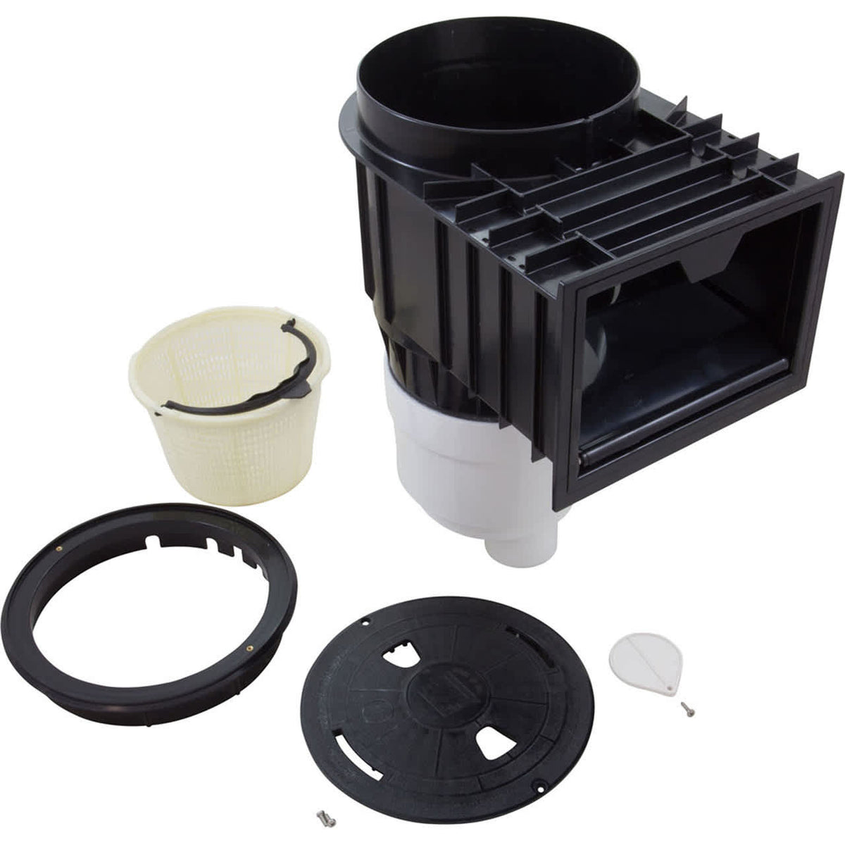 Waterway Ig Skimmer with Round Lid 2"S Black Renegade - 540-6411