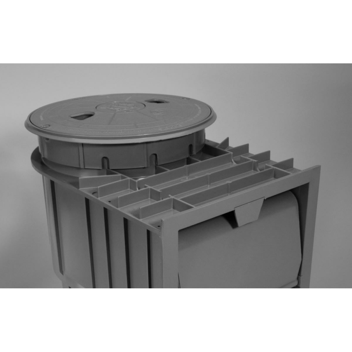Waterway Ig Skimmer with Round Lid 2"S Gray Renegade - 540-6417