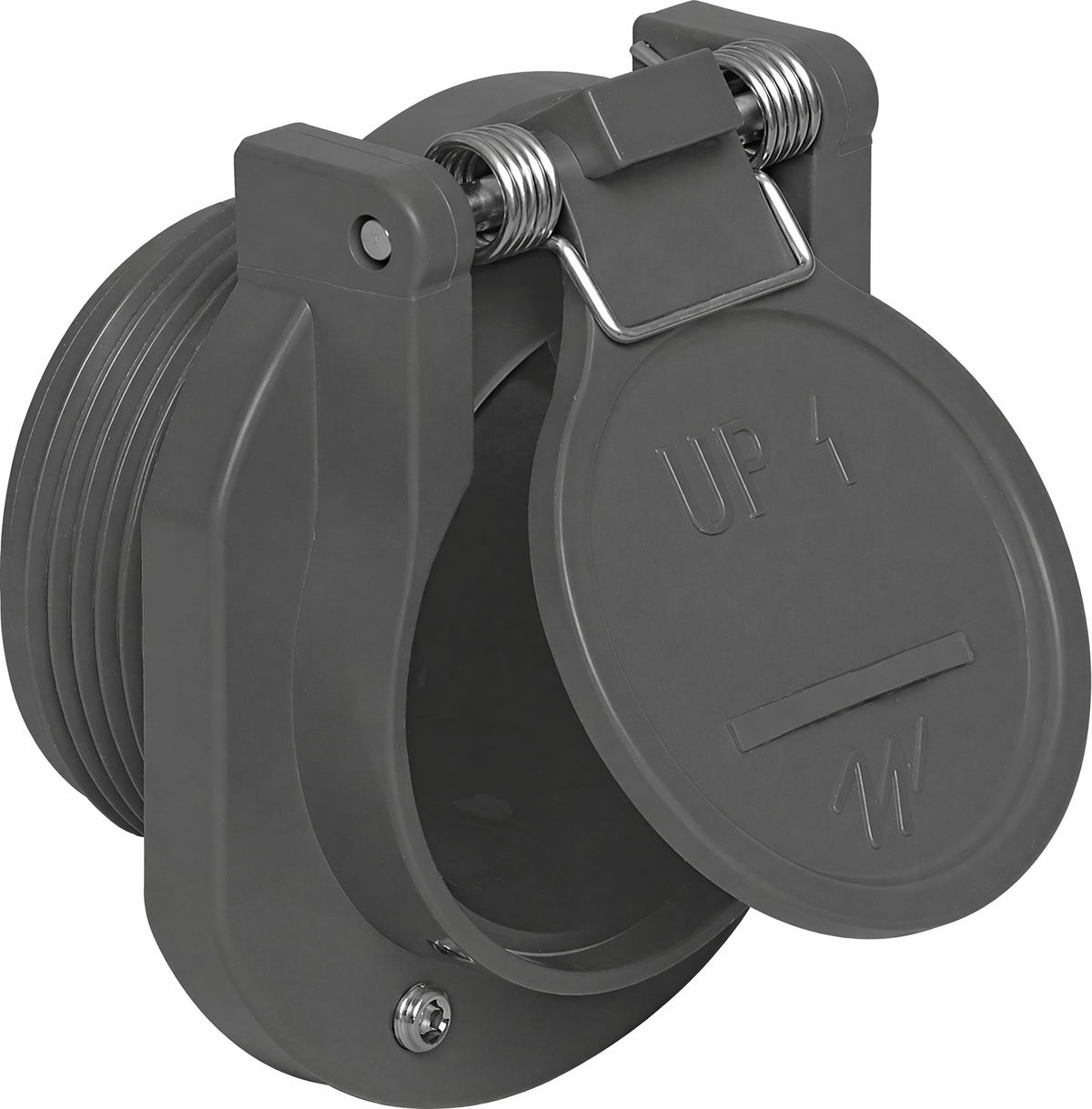 Waterway VAC Lock Safety Fitting 1.5"MPT Dk Gray - 600-2209-DKG