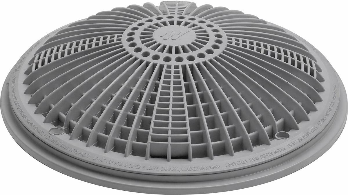 Waterway Tru Flo Suction Cover & Frame 10" Gray - 640-1907 V