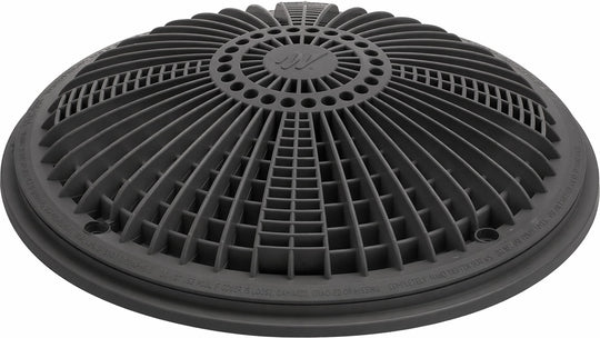 Waterway Tru Flo Suction Cover & Frame 10" Dark Gray - 640-1909-DKG V