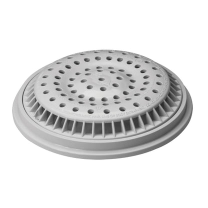 Waterway Av Suction Cover & Frame 8" Dark Gray - 640-2319-DKG V