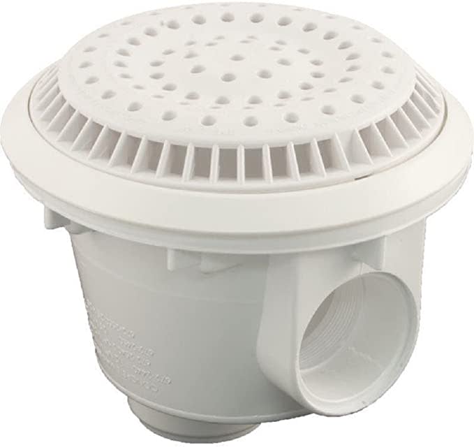 Waterway Vl Anti-Vortex Main Drain 8" 2" Socket White - 640-2750 V