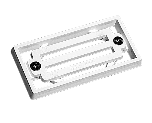 Waterway Gutter Grate & Frame Assembly 2"x4" White - 640-3000