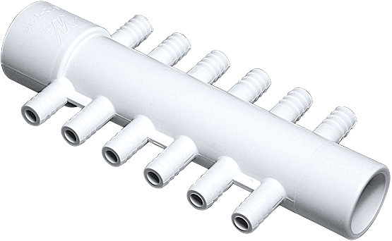 Waterway Ports Manifold 1"Sx1"SPGx12 3/8"RB - 672-0410