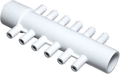 Waterway Ports Manifold 1"Sx1"SPGx12 3/8"RB - 672-0410