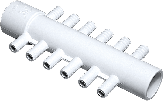 Waterway Ports Manifold 1"Sx1"SPGx12 3/8"RB - 672-0410