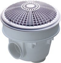 Waterway Main Drain Body Plug 8" 2" Slip White - 674-2550