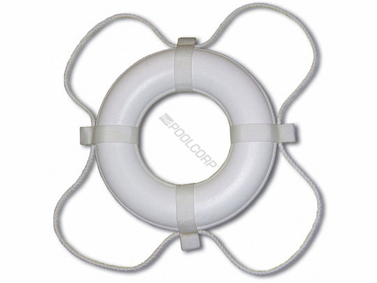 24" White Coast Guard (Uscg) Approved Ring Buoy