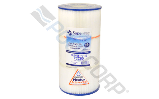 Super-Pro X15-PCC60 7" Diameter 60 SqFt Replacement Filter