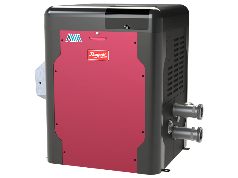 Raypak 018033 Pool Spa Heater Digital LowNox Gas Heater