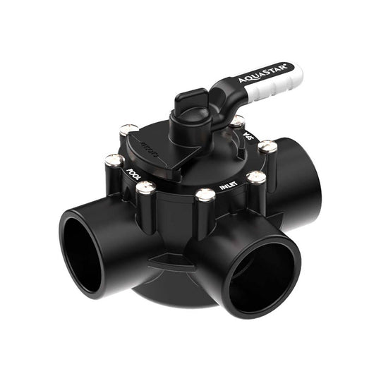 AquaStar FlowStar 3-Way Valve 1.5'' Socket x 2'' Spigot - AV3W15C