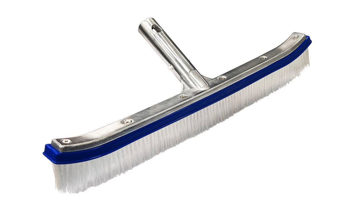 Poolstyle Nylon Bristles Metal Back 18" Nylon Brush