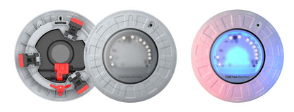 Spa Electrics Hayward Twist-Lock Retro R10 Series Multi Plus LED Light Kit w/Grey Ring R10HL12R1GMP