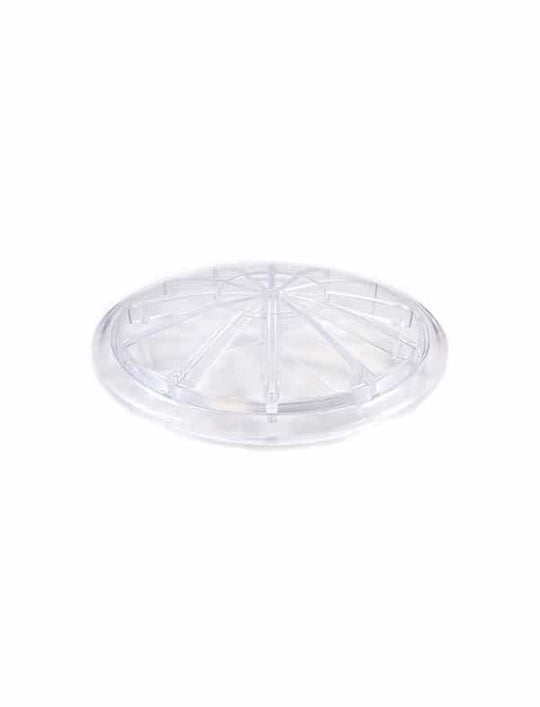 Val-Pak Wet Industries 6" Clear Lid - 6 1/2" Dia - V65-100